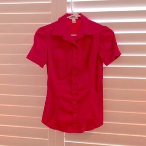 Mango button up collared top